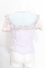 画像2: MILK / ラビットパフブラウス  サックス S-26-06-18-014-ML-BL-HR-ZS (2)