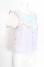 画像3: MILK / ラビットパフブラウス  サックス S-26-06-18-014-ML-BL-HR-ZS (3)