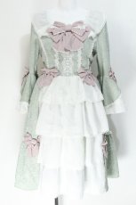 画像1: axes femme kawaii / メアリー姫袖ドレス M ミント S-26-06-19-038-AX-OP-SZ-ZS (1)