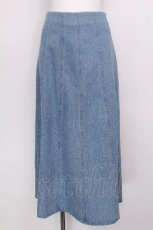 画像1: axes femme / バックリボンデニムスカート  サックス S-26-06-19-059-AX-SK-AS-ZS (1)