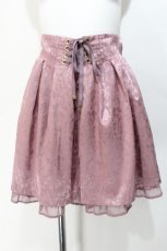 画像1: axes femme / アソート柄編上ショートパンツ  ピンク S-26-06-19-067-AX-PA-AS-ZS (1)