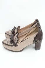 画像2: axes femme / レースパンプス M ブラウン S-26-06-19-011-AX-SK-HR-ZS (2)