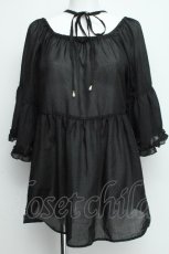 画像1: axes femme / オフショルトップス  黒 S-26-06-19-033-AX-TO-AS-ZS (1)