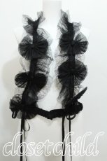 画像1: Vallee lys / Nocturne Tulle Harness  黒 S-26-06-21-001-GO-TO-AS-ZS (1)