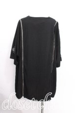 画像3: LISTEN FLAVOR / 魔界のトランプツインジップ超BIGトップス  黒ｘ白 S-26-06-21-005-PU-TO-AS-ZS (3)