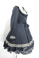 画像2: Victorian maiden / Jewelryクラシカルドールロングドレス  ネイビー S-26-06-21-040-CL-OP-HR-ZS (2)