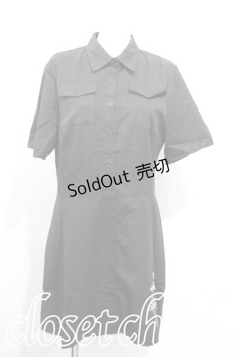 画像1: NieR Clothing / 2WAY STYLE-UP SHIRT  黒 S-26-06-21-044-PU-BL-HR-ZS (1)