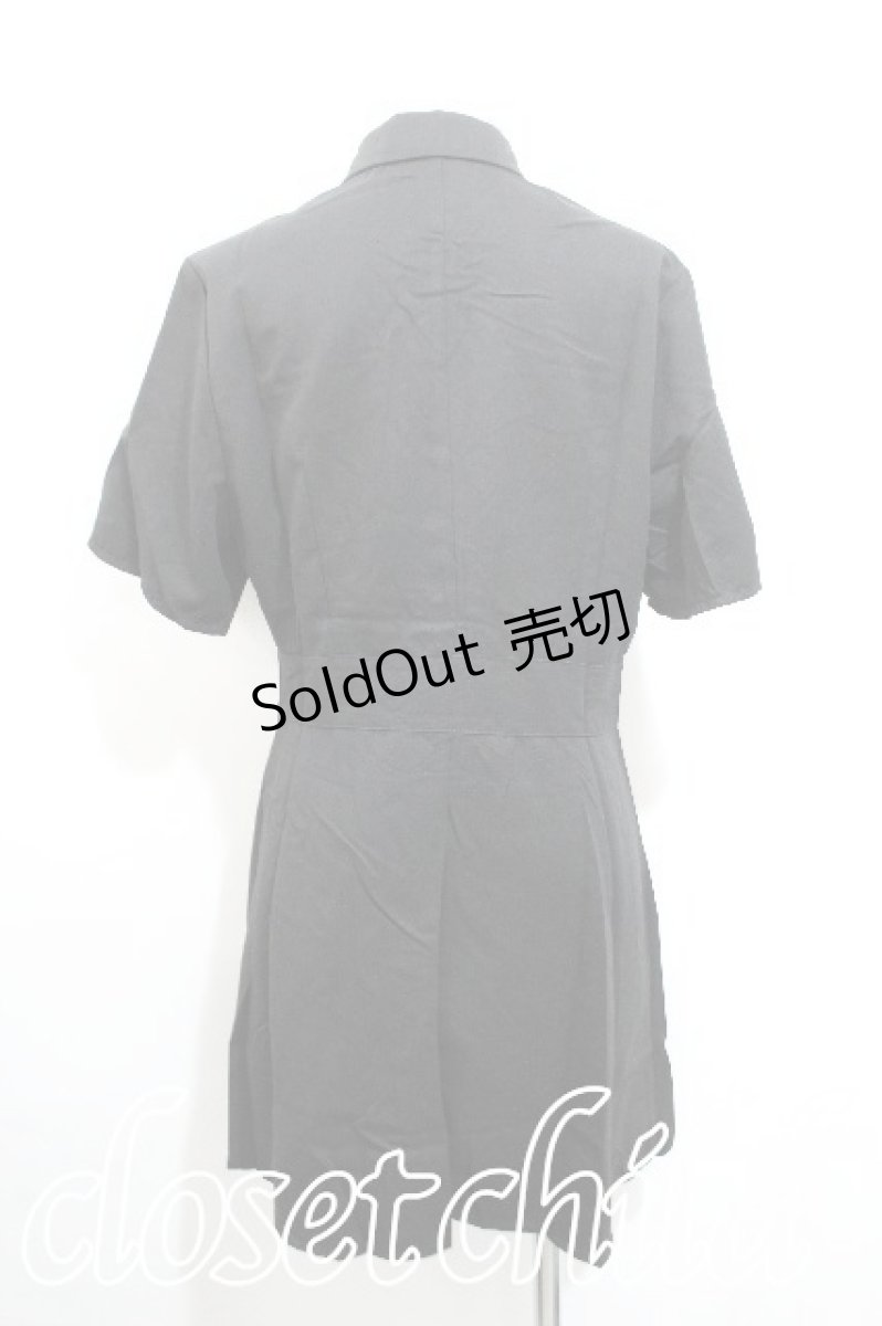画像2: NieR Clothing / 2WAY STYLE-UP SHIRT  黒 S-26-06-21-044-PU-BL-HR-ZS (2)