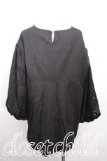 画像2: axes femme / 袖バルーンロングテールプルオーバー  黒 S-26-06-21-051-AX-TO-AS-ZS (2)