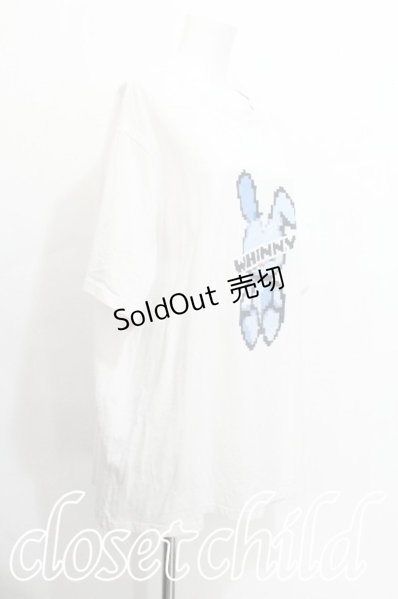 画像2: Whinny / ゲーミングウサギTシャツ  白 S-26-06-21-007-PU-TO-AS-ZS (2)