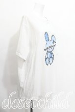 画像2: Whinny / ゲーミングウサギTシャツ  白 S-26-06-21-007-PU-TO-AS-ZS (2)