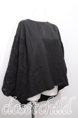 画像3: axes femme / 袖バルーンロングテールプルオーバー  黒 S-26-06-21-051-AX-TO-AS-ZS (3)