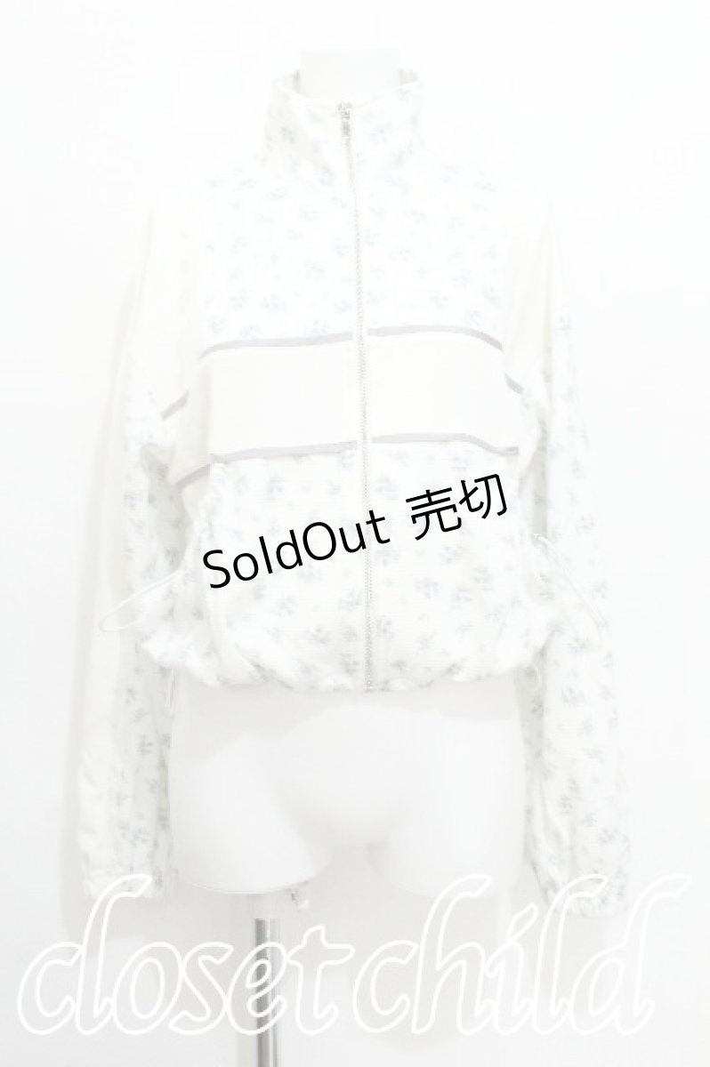 画像1: merry jenny / floralショートトラックジャケット  白 S-26-06-21-008-LO-TO-HR-ZS (1)