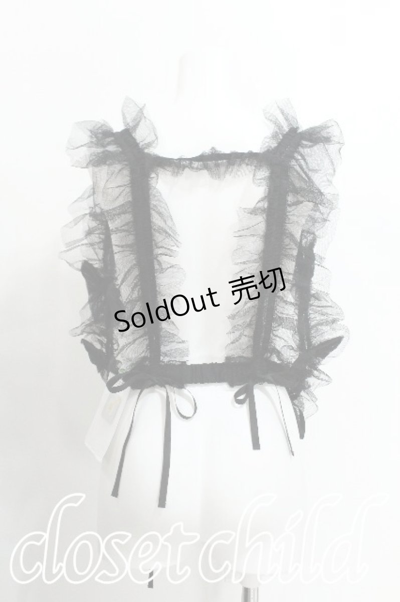 画像3: Vallee lys / Nocturne Tulle Harness  黒 S-26-06-21-001-GO-TO-AS-ZS (3)