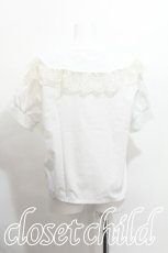 画像3: axes femme / レトロ襟ブラウス  白 S-26-06-21-010-AX-BL-AS-ZS (3)