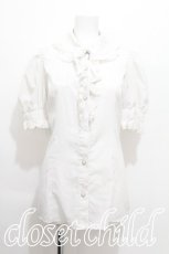 画像1: MIHO MATSUDA / ローズレースブラウス  白 S-26-06-21-011-GO-BL-AS-ZS (1)