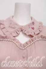 画像3: Ank Rouge / きらきら刺しゅうブラウス  ピンク S-26-06-21-014-CA-BL-HR-ZS (3)