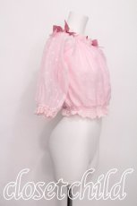 画像2: Swankiss / オーガンジードットオフショルトップス  ピンク S-26-06-21-015-LO-TO-HR-ZS (2)