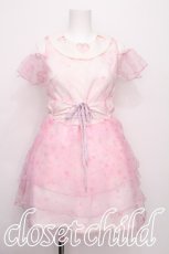 画像1: Swankiss / チュールレイヤードワンピース  ピンク S-26-06-21-023-LO-OP-AS-ZS (1)