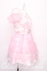 画像2: Swankiss / チュールレイヤードワンピース  ピンク S-26-06-21-023-LO-OP-AS-ZS (2)
