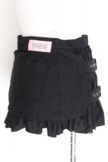 画像2: SEXY DYNAMITE LONDON (CHOICE) / ベルトデザインデニムスカート  黒 S-26-06-23-031-PU-SK-HR-ZS (2)
