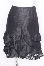 画像1: Jane Marple Dans Le Salon / デニムスカート  黒 S-26-06-23-037-JM-SK-AS-ZT568 (1)