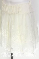 画像3: LIZ LISA / 刺繍チュールスカパン 0 アイボリー S-26-06-23-001-LO-SK-SZ-ZS (3)