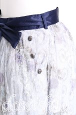 画像3: axes femme / sajouプリントレーススカート M サックス S-26-06-23-015-AX-SK-SZ-ZT569 (3)