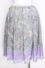 画像2: Franche Lippee / ボーダースカート  サックス S-26-06-23-016-LO-SK-AS-ZT569 (2)