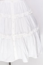 画像4: Alice Mashiro / TT*MAAフリルジャンパースカート M 白 S-26-06-24-031-LO-OP-HR-ZS (4)