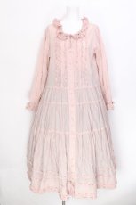 画像1: PINK HOUSE / ローンフリルワンピース  ピンク S-26-06-24-039-LO-OP-AS-ZS (1)