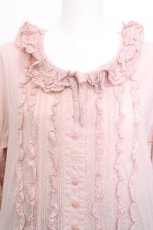 画像3: PINK HOUSE / ローンフリルワンピース  ピンク S-26-06-24-039-LO-OP-AS-ZS (3)