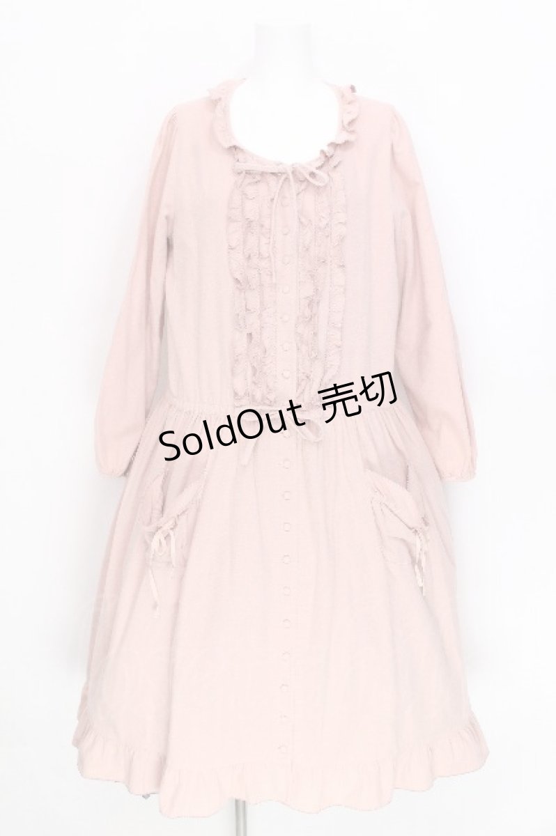 画像1: PINK HOUSE / ローンフリルワンピース  ピンク S-26-06-24-040-LO-OP-AS-ZS (1)