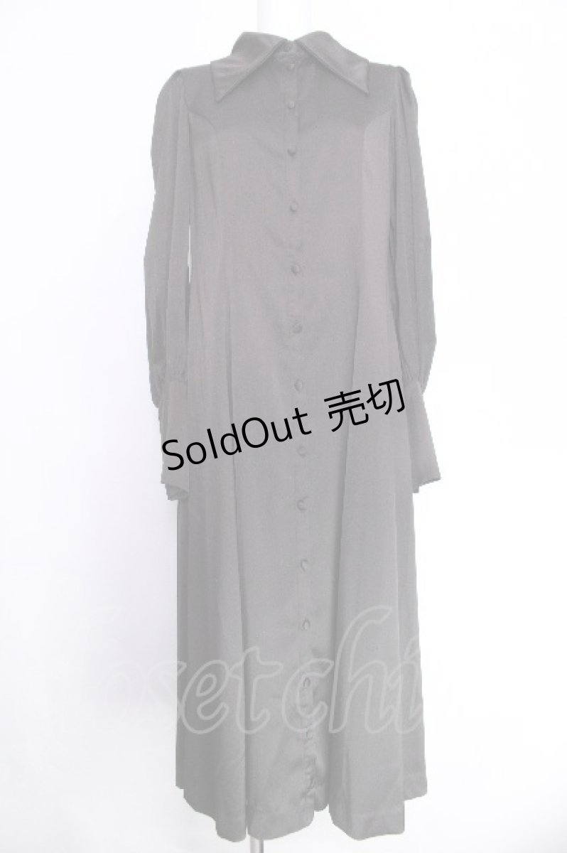 画像1: ATELIER PIERROT / “Narcissus” ロングワンピース  黒 S-26-06-24-051-EL-OP-AS-ZS (1)