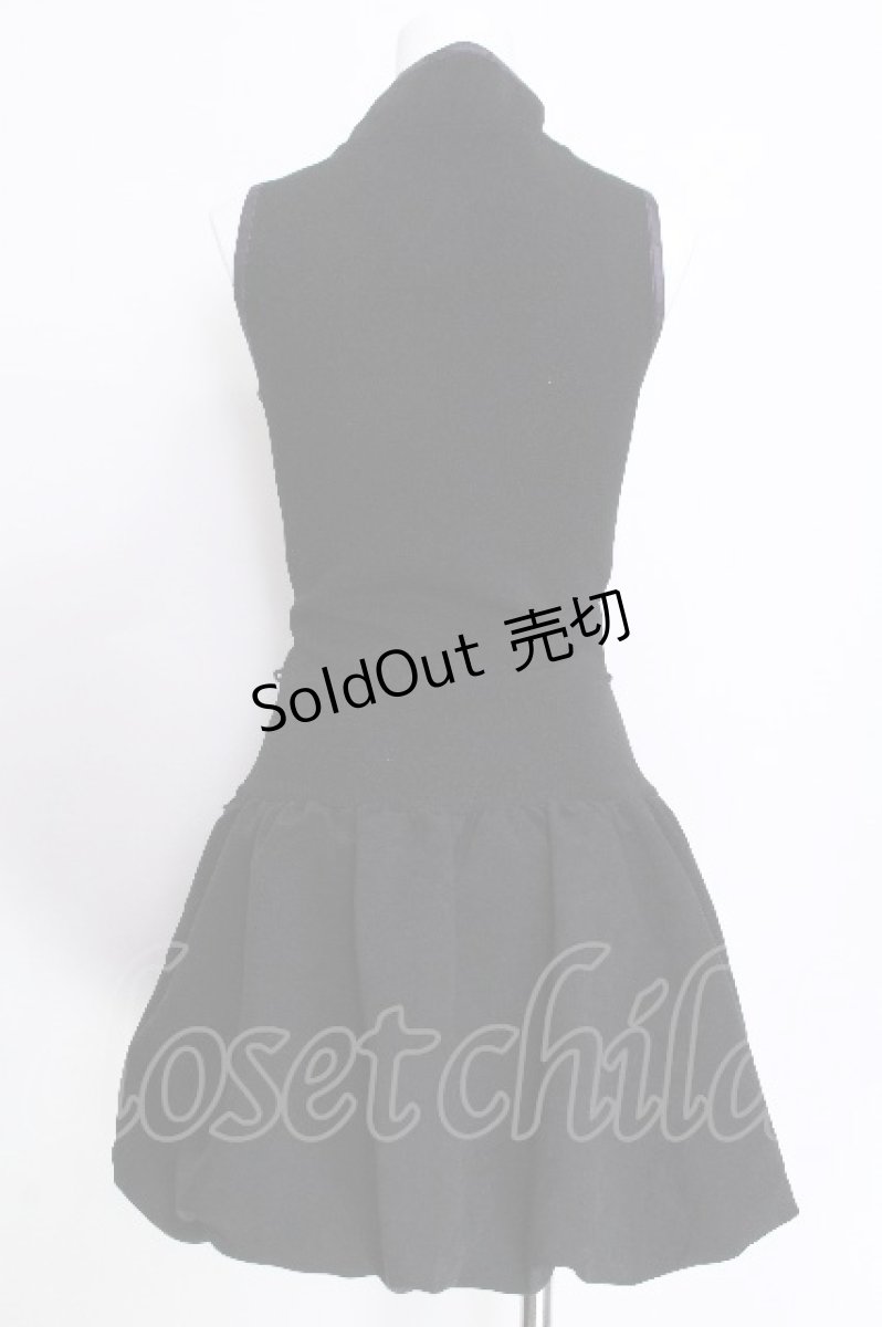 画像2: Qutie Frash / ドラゴンサテンコルセットワンピース  黒ｘ紫 S-26-06-24-053-QU-OP-AS-ZS (2)