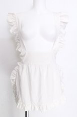 画像1: Deary / エプロン  白 S-26-06-24-055-LO-TO-AS-ZS (1)