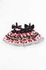 画像2: BABY,THE STARS SHINE BRIGHT / くみゃちゃんのSweet Baby Love Heart柄くみゃちゃんジャンパースカート  黒 S-26-06-24-009-BA-ZA-AS-ZS (2)