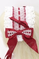 画像2: BABY,THE STARS SHINE BRIGHT / Marquiseヘッドドレス  ワインｘ白 S-26-06-24-010-BA-AC-AS-ZS (2)