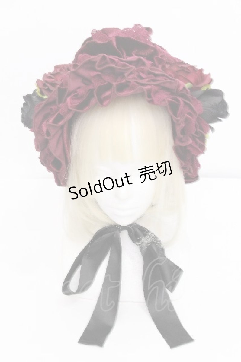 画像2: ATELIER PIERROT / Adenophora Headdress  ワイン S-26-06-24-012-EL-ZA-AS-ZS (2)