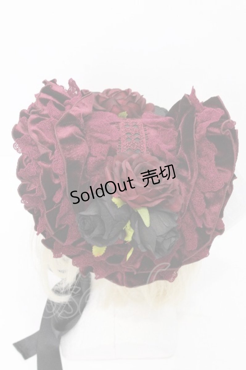 画像3: ATELIER PIERROT / Adenophora Headdress  ワイン S-26-06-24-012-EL-ZA-AS-ZS (3)