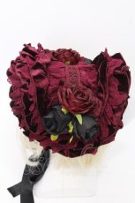 画像3: ATELIER PIERROT / Adenophora Headdress  ワイン S-26-06-24-012-EL-ZA-AS-ZS (3)