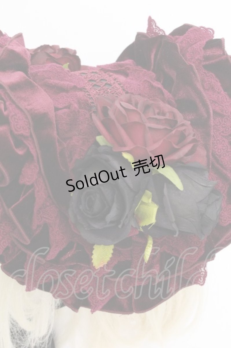 画像4: ATELIER PIERROT / Adenophora Headdress  ワイン S-26-06-24-012-EL-ZA-AS-ZS (4)