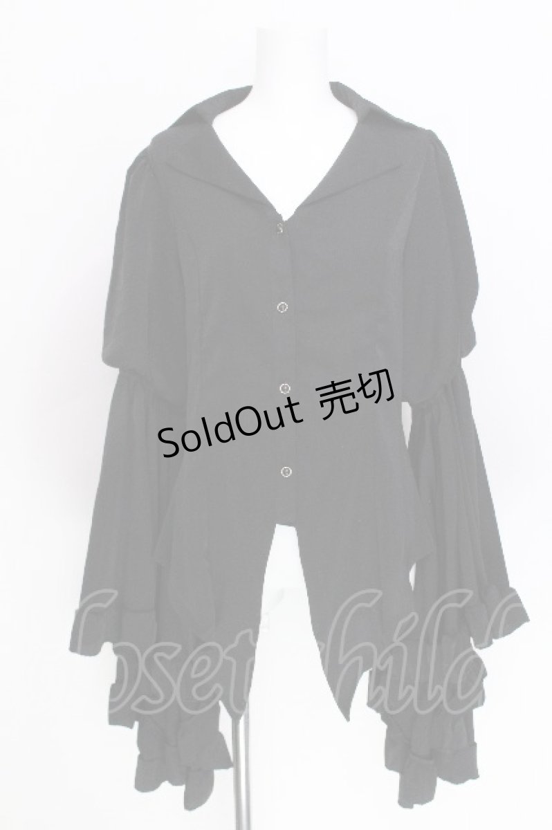 画像1: GOTH / ブラウス  黒 S-26-06-24-025-GO-TO-AS-ZS (1)