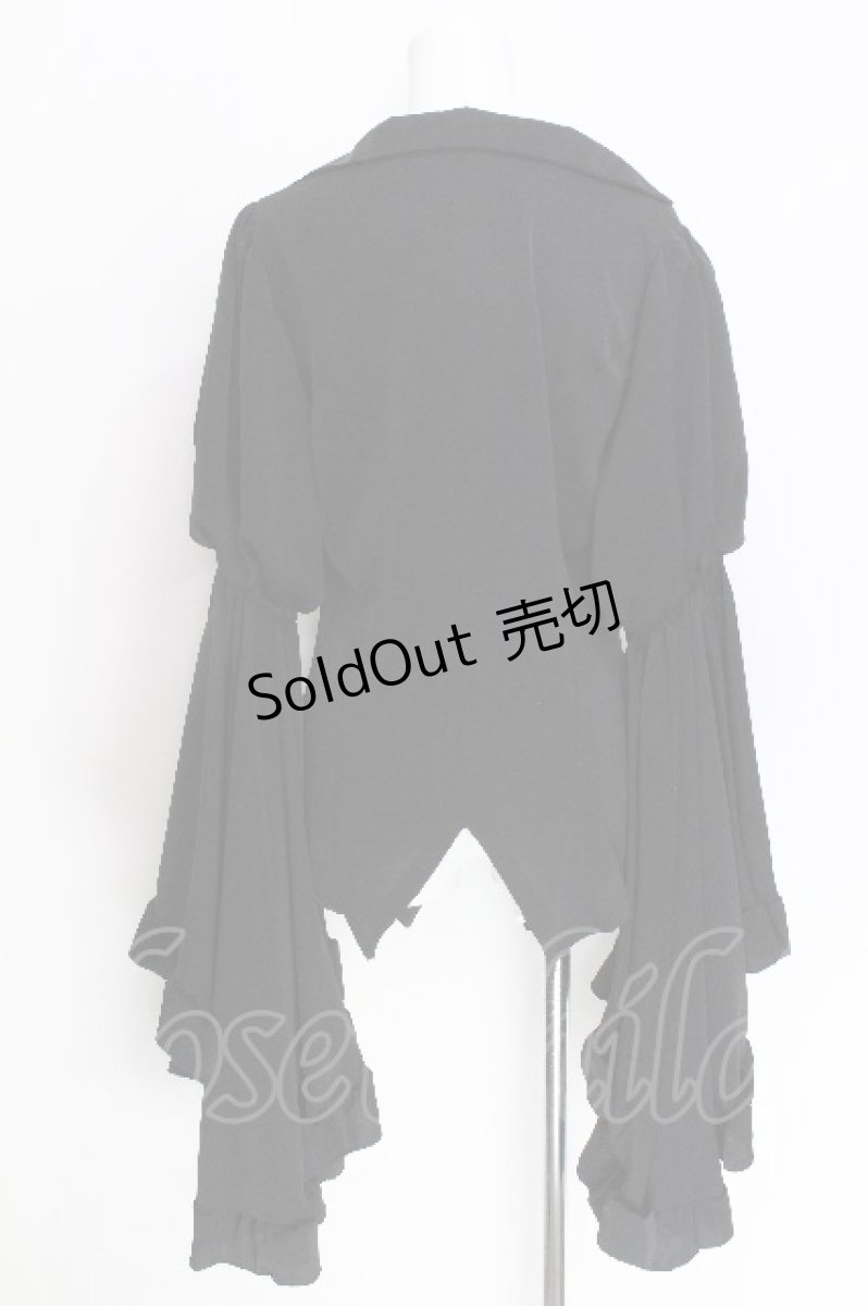 画像2: GOTH / ブラウス  黒 S-26-06-24-025-GO-TO-AS-ZS (2)