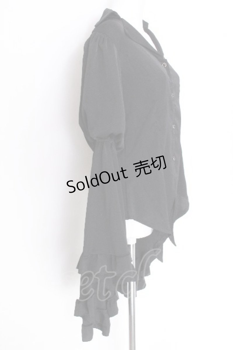 画像3: GOTH / ブラウス  黒 S-26-06-24-025-GO-TO-AS-ZS (3)
