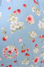 画像5: Miss Point / Early Summer Berry Picture Bookジャンパースカート L サックス S-26-06-25-025-LO-OP-HR-ZS (5)