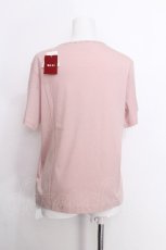 画像3: PINK HOUSE / Flower Picnicプリントアップリケカットソー  ピンク S-26-06-25-003-LO-TS-HR-ZS (3)