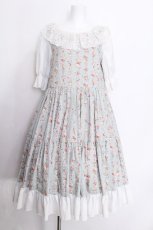 画像1: marcHenTica / フレアローズワンピース(半袖)  ミント S-26-06-25-027-LO-OP-HR-ZS (1)