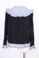 画像3: PINK HOUSE / ハロウィーンワンダーランド刺繍使いブラウス  黒 S-26-06-25-006-LO-BL-HR-ZS (3)
