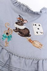 画像6: PINK HOUSE / ハロウィーンワンダーランド刺繍使いブラウス  黒 S-26-06-25-006-LO-BL-HR-ZS (6)